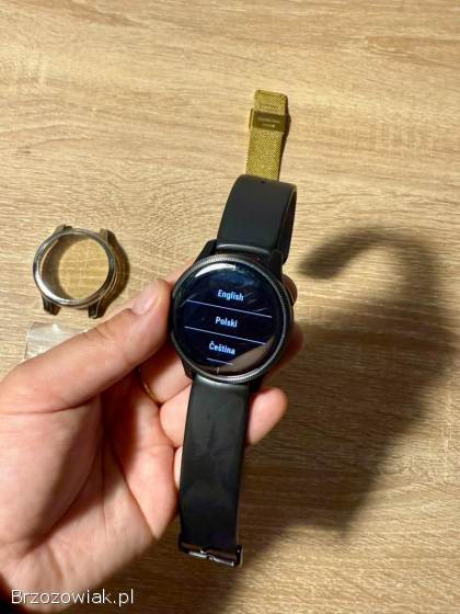 Zegarek Garmin Venu 1 Amoled smartwatch Garmin Pay GPS Gratis Złota opaska