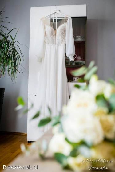 Sprzedam piękną suknię ślubną