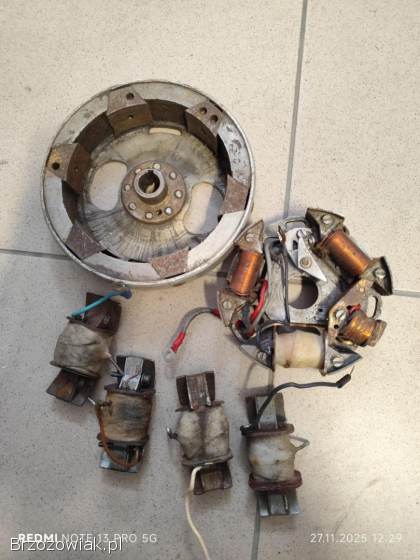 Zapłon,  magneto,  cewka zapłonowa wsk wfm 125