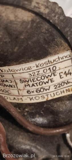 Sprzedam zabytkowy żyrandol