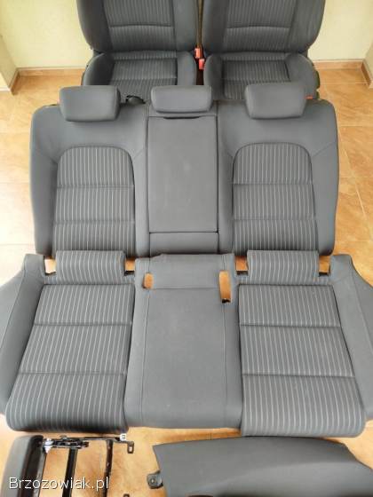 Komplet Fotele Audi a4 b8 2008 -  2015 kombi podgrzewane kanapa podłokietnik