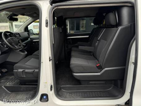 Citroen Jumpy 2.  0HDi122KM Long -  Gwarancja -  Brygadówka,  6osobowy,  VAT 23,  Brutto