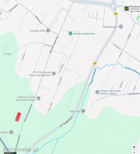 Sprzedam działkę budowlaną w Sanoku