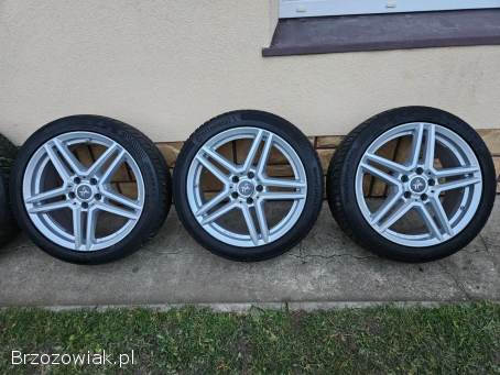 Alufelgi 18 5x112 Mercedes Audi Skoda Vw Seat Bmw OPONY ZIMA CZUJNIKI TPMS
