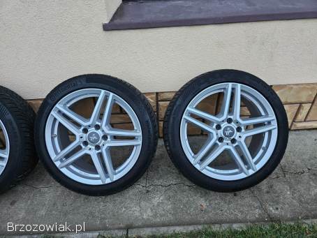 Alufelgi 18 5x112 Mercedes Audi Skoda Vw Seat Bmw OPONY ZIMA CZUJNIKI TPMS