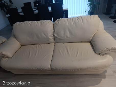 Sprzedam bardzo wygodny zestaw wypoczynkowy z eko skóry