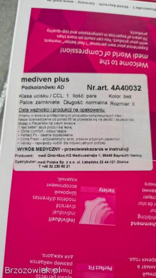 Pończochy uciskowe na żylaki-NOWE