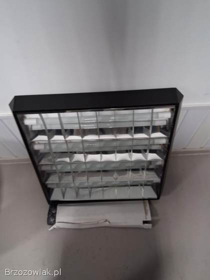 Lampy sufitowe rastrowe 4 sztuki