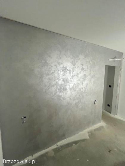 Tynki dekoracyjne,  malowanie,  gładzie