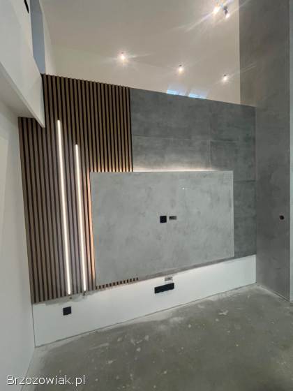 Tynki dekoracyjne,  malowanie,  gładzie