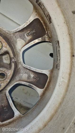 Felgi aluminiowe OPEL 15 6J,  rozstaw 5x110 ET43.
