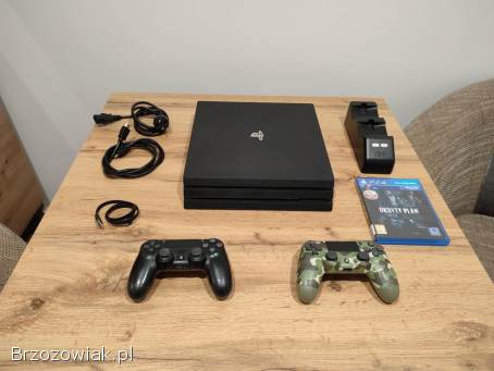 Okazja!  Konsola PS4 Pro + 2 pady i gra!  Playstation 4 Pro!  Gwarancja!
