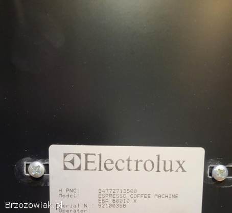 Electrolux eba 60010 x ekspres do kawy