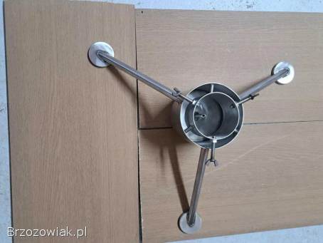 Stojak nierdzewny pod żywą choinkę z pojemnikiem na wodę DUŻY