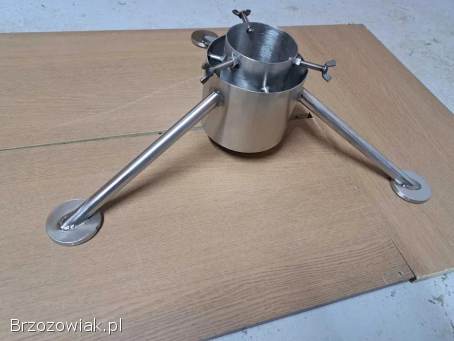 Stojak nierdzewny pod żywą choinkę z pojemnikiem na wodę DUŻY