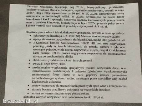 Dacia Duster 1.  3TCe130KM LPG 2019