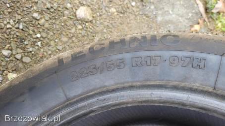 4 opony zimowe 225/55R17 Cena za komlet