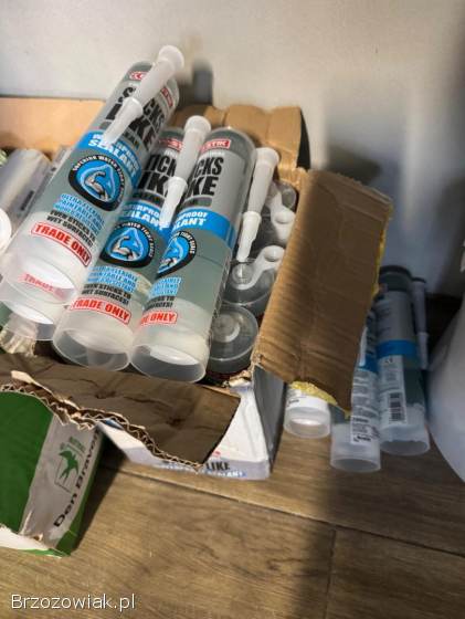 Klej typu high tack i silikon 2 v 1 bezbarwny 19 opakowan