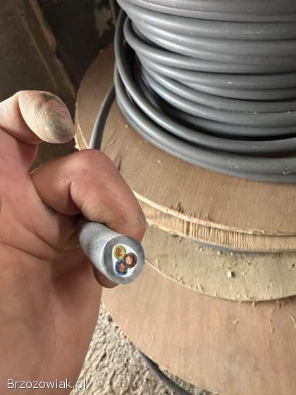 Kabel elektryczny przemysłowy 3x4mm