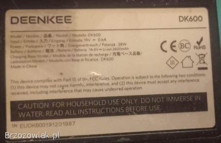 Robot sprzątający Deenkee DK600