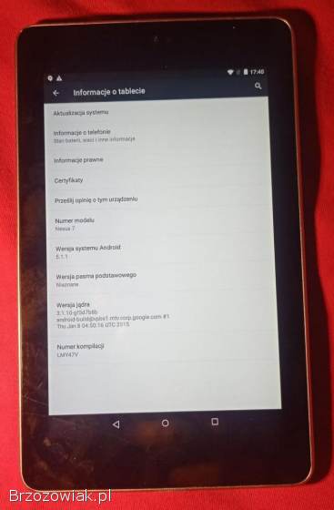 Tablet Asus Nexus 7 2 GB / 32 GB + etui