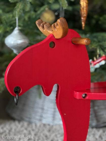 Ikea Czerwony Renifer Bujak dla dzieci