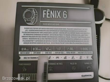 Zegarek Garmin Fenix 6