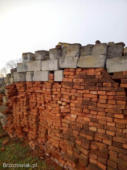 Pustaki żużlowe,  pustaki pianowe i cegła