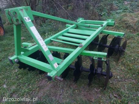 Brona talerzowa bomet 2x8 jak nowa