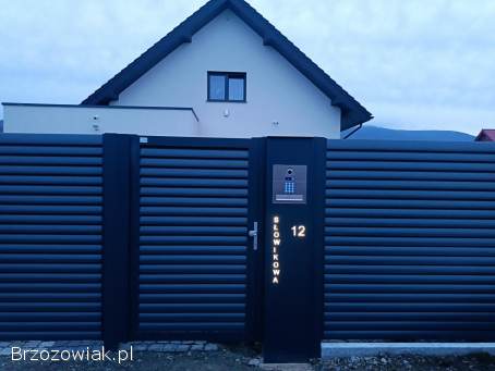 Nowoczesne ogrodzenie aluminiowe -  producent