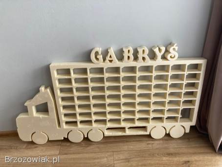 Półka na autka hot wheels resoraki regał ciężarówka tir
