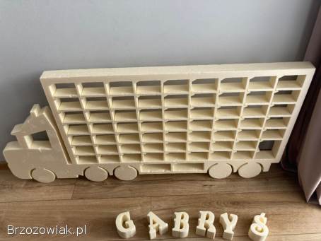 Półka na autka hot wheels resoraki regał ciężarówka tir