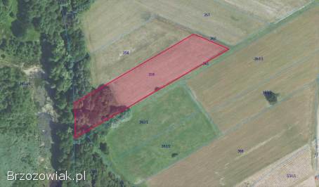 Atrakcyjna działka 6311 m² – Bykowce