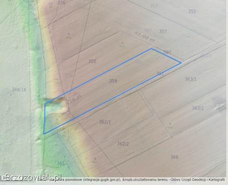 Atrakcyjna działka 6311 m² – Bykowce