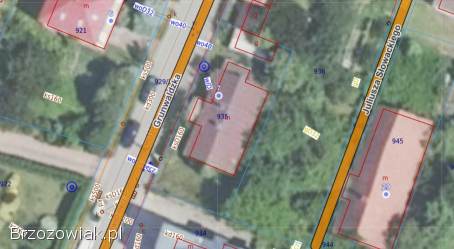 Działka wraz z budynkiem Grunwaldzka,  Sanok