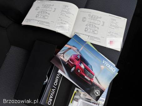 OPEL Vivaro 1.  6CDTi 125KM -  Gwarancja -  Książki,  VAT 23,  Parktronic,  Tempomat