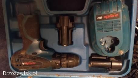 Wkrętarki 4 sztuki uszkodzone akumulatory