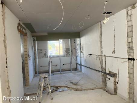 Wykończenia wnętrz,  glazura,  taras,  sztukateria,  brukarstwo