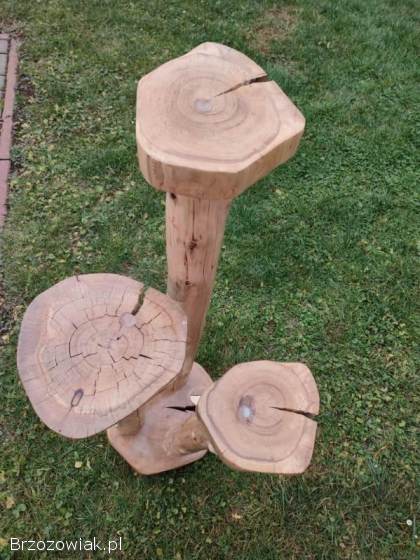 Rustykalny kwietnik,  podstawka na kwiatki,  półki na kwiaty