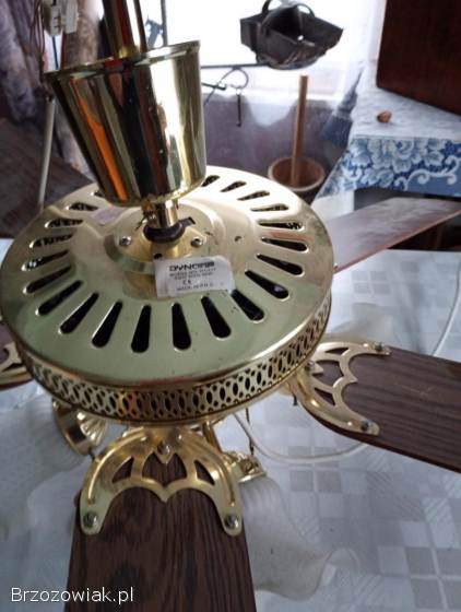 Żyrandol z wiatrakiem,  5 żarówek