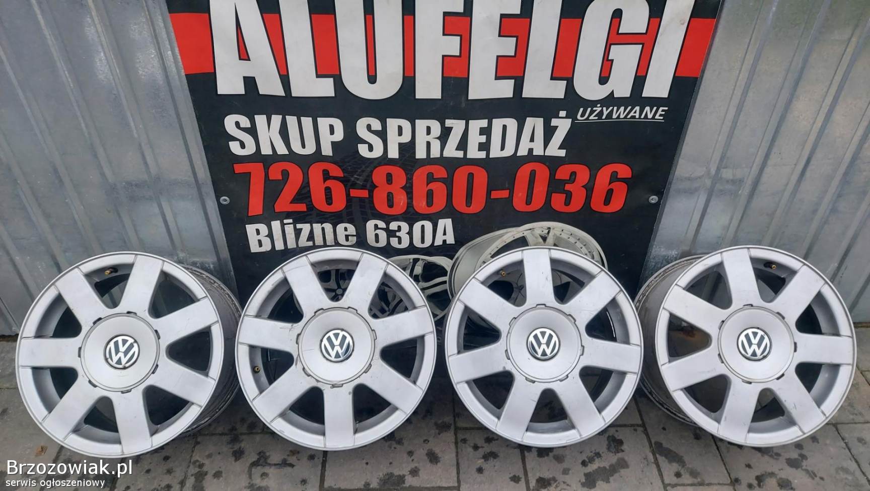 Alufelgi 15 cali 5x112 VW Passat Golf