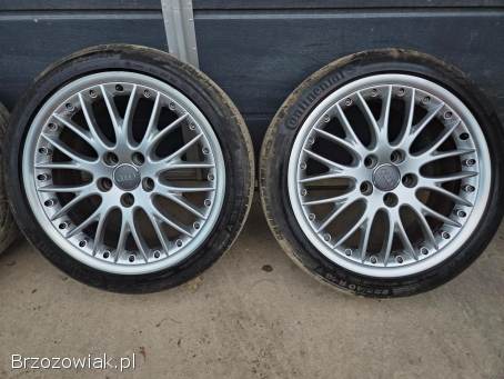 Felgi Audi BBS skręcane 18 5x112 z oponami lato