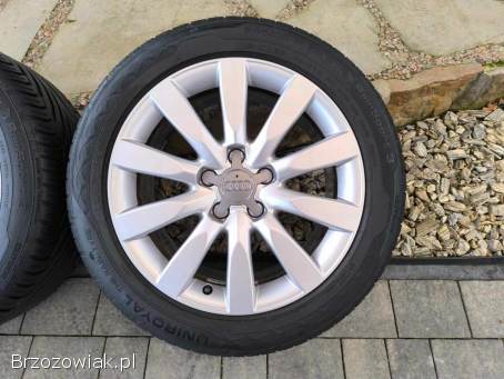 Alufelgi 17 5x112 opony letnie 245/45R17 z 2020r Audi VW Seat Skoda Mercedes BMW