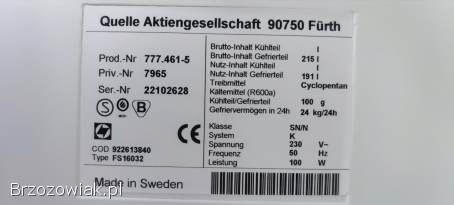 ZAMRAŻARKA SZUFLADOWA PRIVILEG