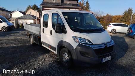 Citroën Jumper 2.  0 HDI 120KM 2016r.  Doka Maxi Brygadówka 6os.  Hak F-VAT