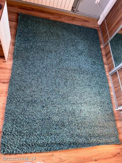 Dywan shaggy niebieski