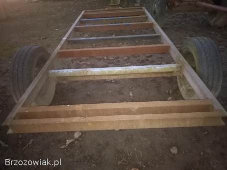 Laweta rolnicza przyczepa do drewna bel+wciągarka 3t przyczepa pod minikoparkę
