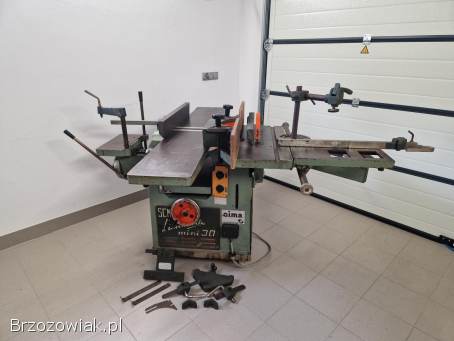 Wieloczynnościowa Wyrówniarka Grubościówka Piła Frezarka Wiertarka