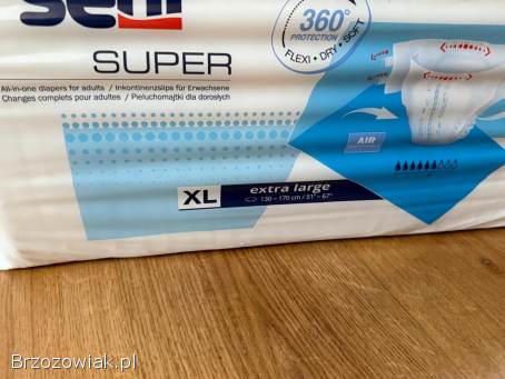 Pieluchomajtki dla dorosłych Seni super Rozmiar XL