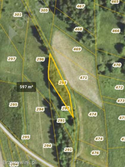 Sprzedam działki Gm.  Domaradz Barycz 1.  84ha